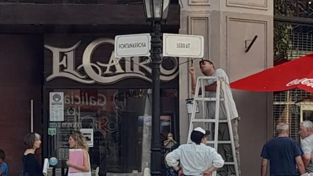 El farol que tendrá los nombres de Serrat y Fontanarrosa.