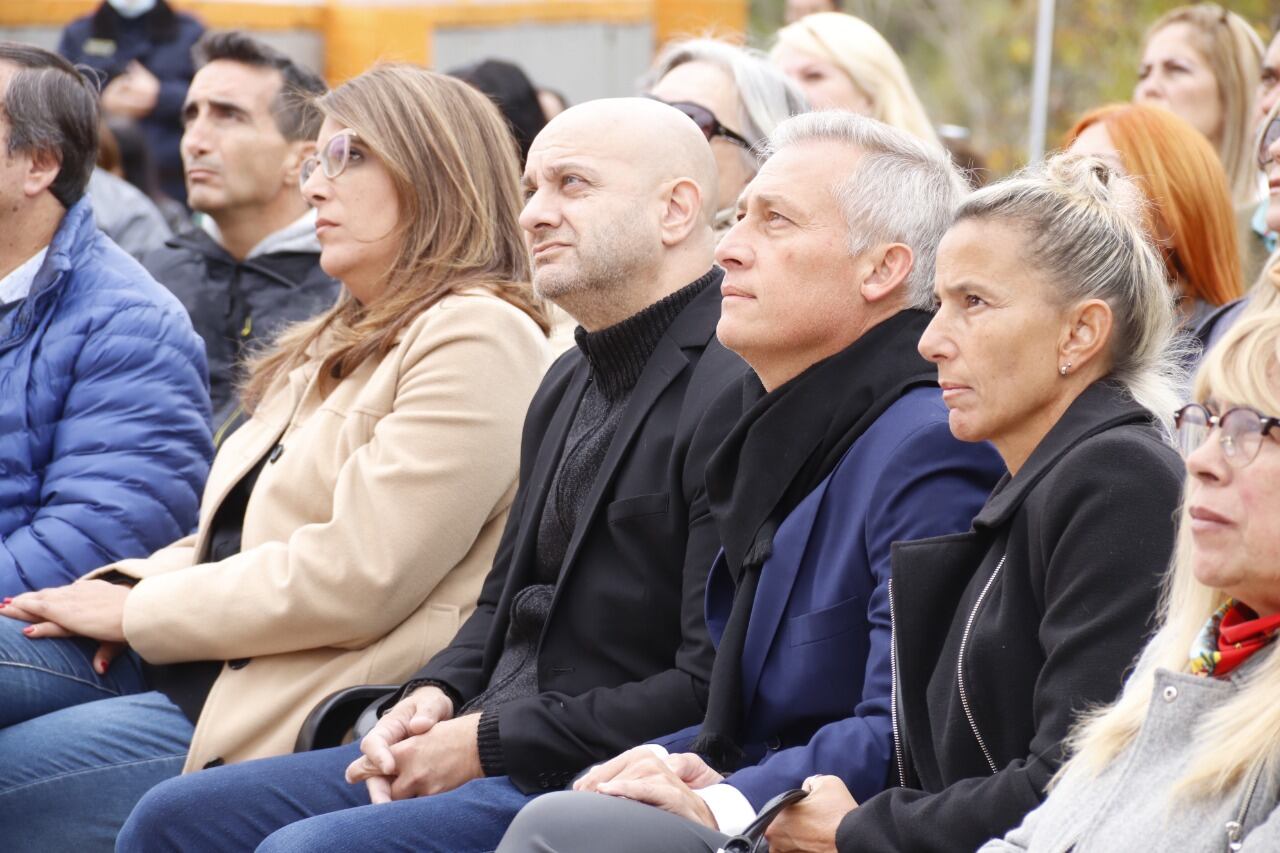 Soeldad Zacarías, presidenta del Concejo de Representates, Gomez Gesteira, intendente, Esteban Avilés, Presidente de la Agencia Córdoba Turismo.