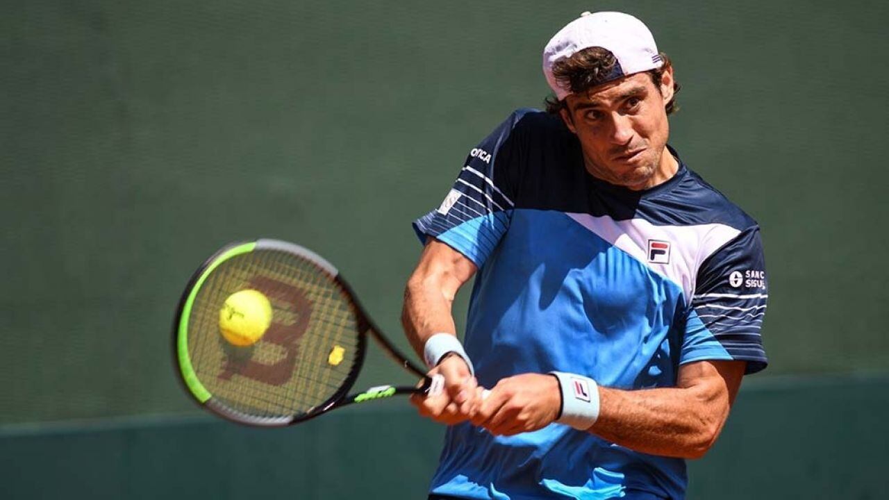 Guido Pella ganó el único punto para Argentina.