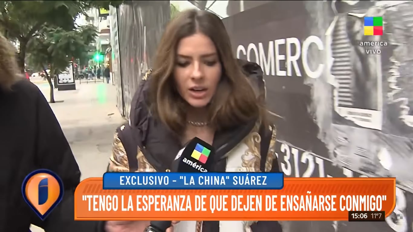 La China Suárez le hizo frente a las críticas en los medios.