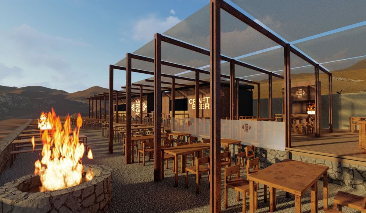 Abrirán un nuevo patio cervecero en la bajada a playa de Potrerillos en febrero de 2023.