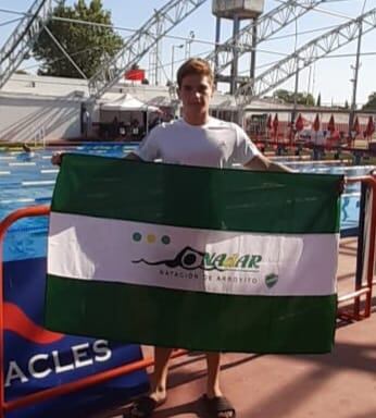 Fabricio Grumelli natación Arroyito