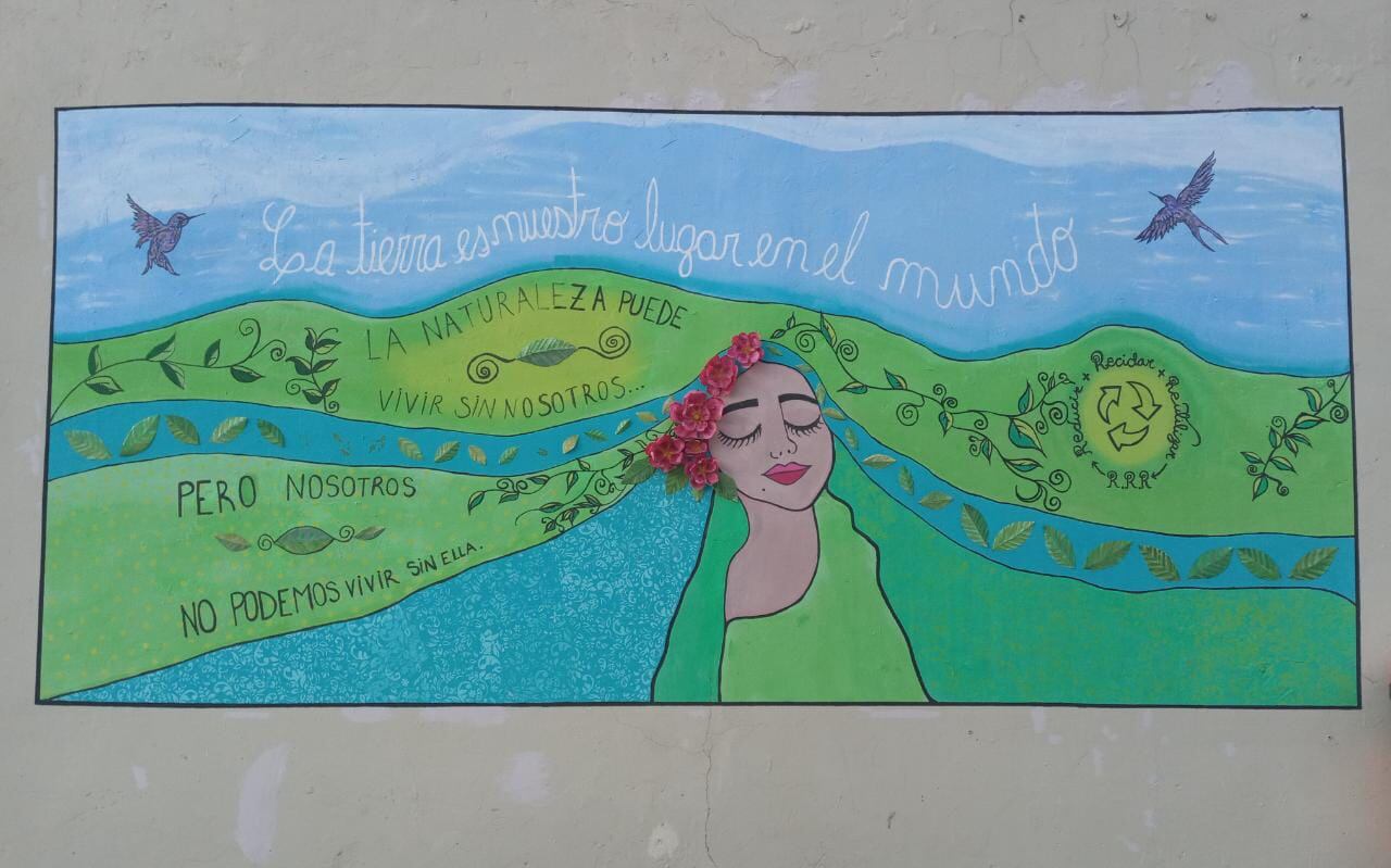 Mural ganador de la primera edición del concurso Eco Murales