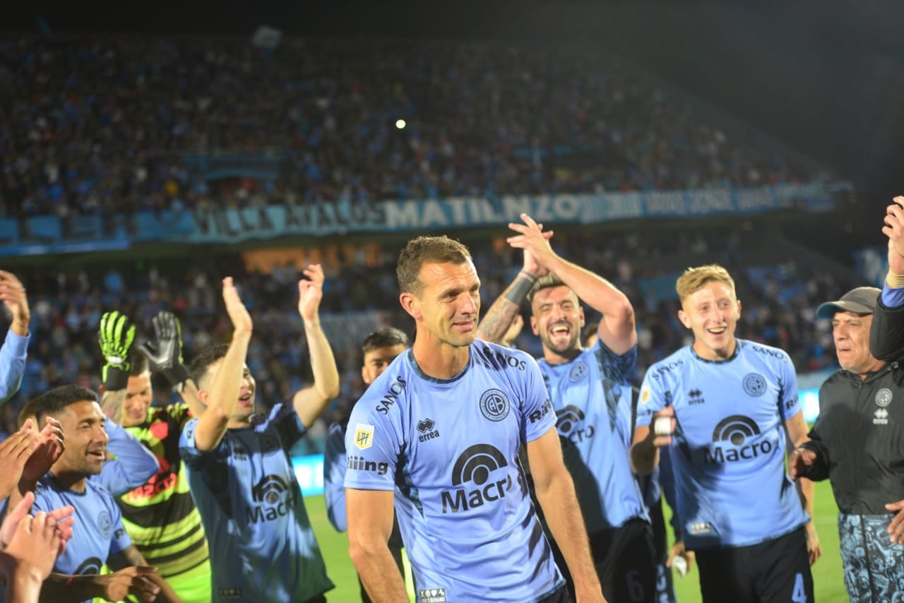 Diego Novaretti jugó su último partido como profesional en la cancha de Belgrano. El defensor se retira del profesionalismo. (Javier Ferreyra / La Voz)