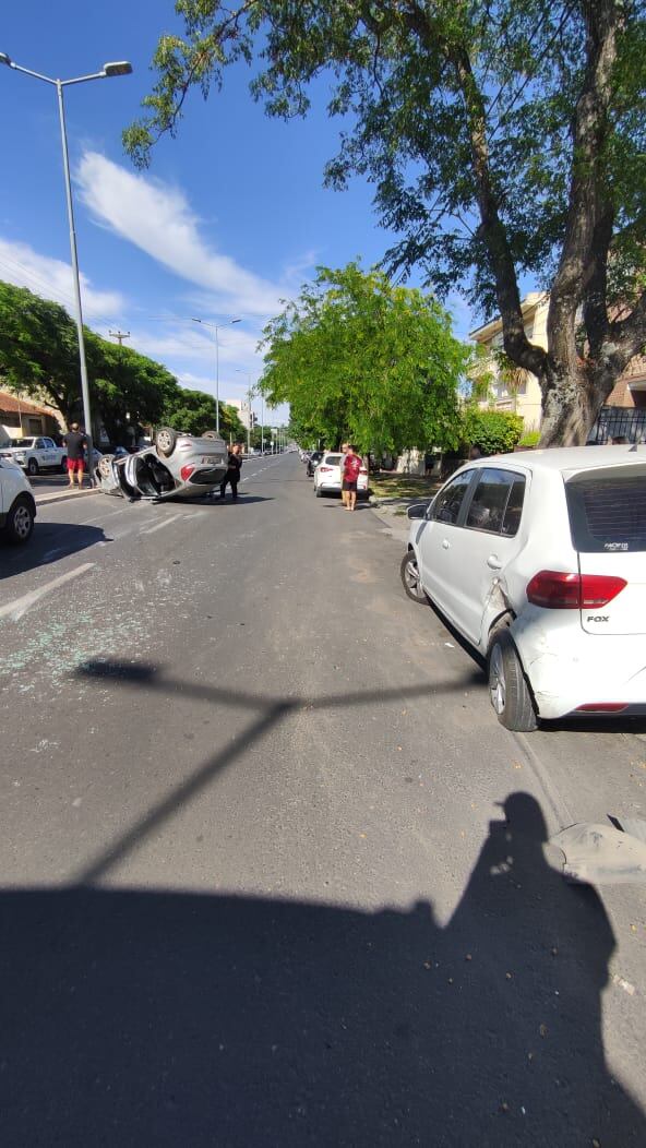 Así fue el vuelco en Tandil