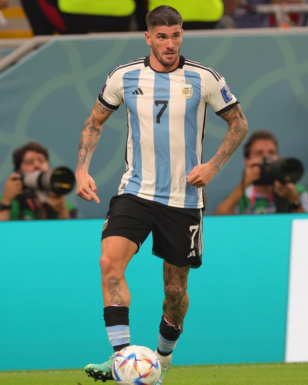 Rodrigo De Paul con la Selección Argentina