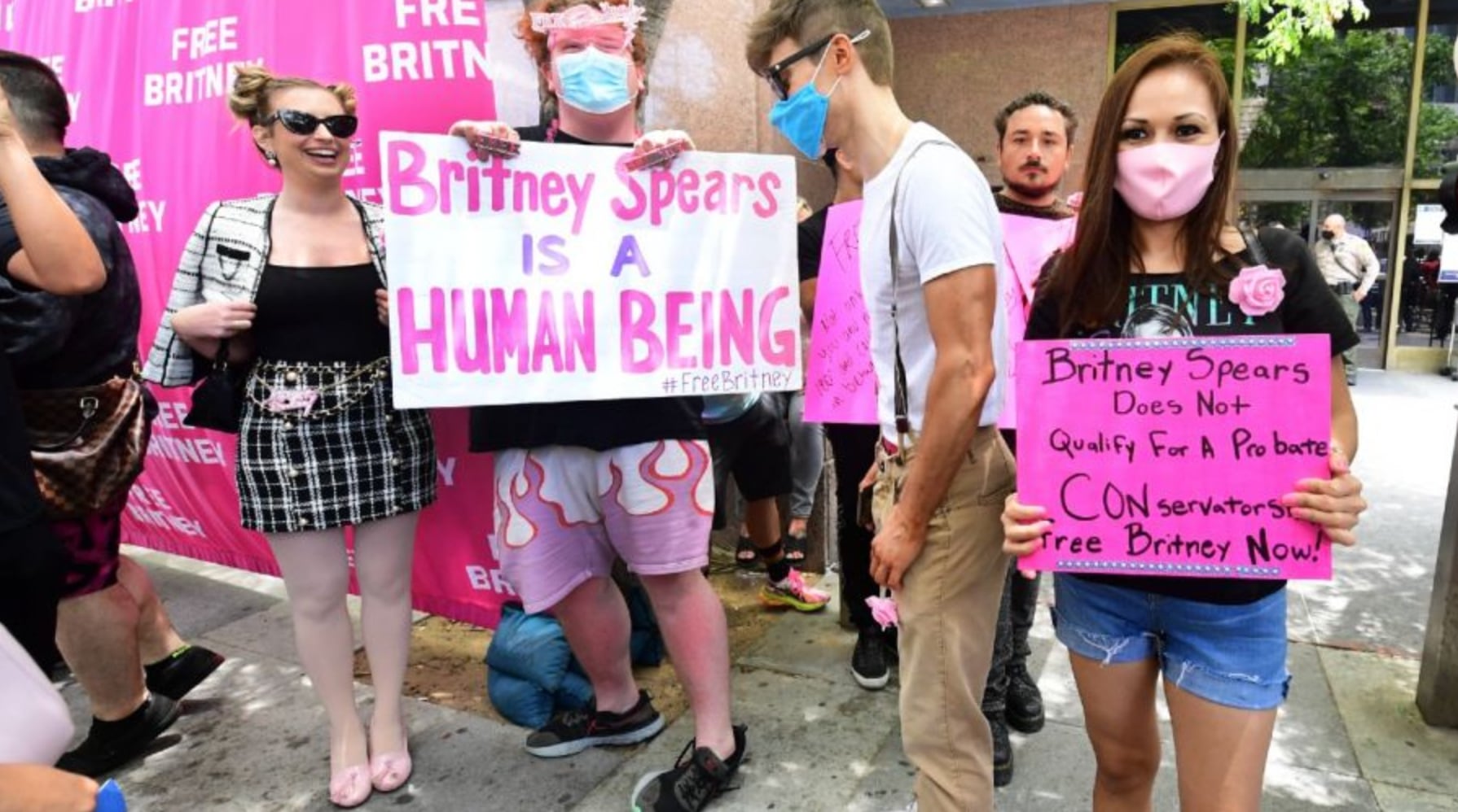 Miles de fans se congregaron bajo el slogan #FreeBritney para pedir la libertad de la cantante