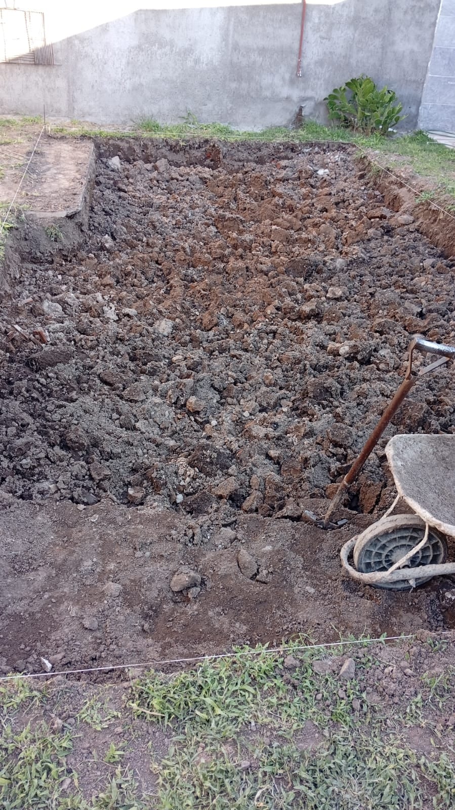 La zona donde encontraron el artefacto de guerra en Córdoba.