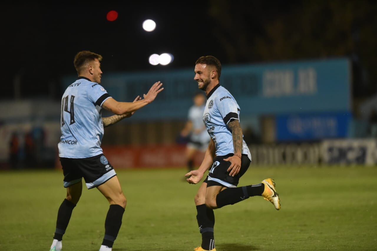 Gol de Ibrahim Hesar para el empate de Belgrano ante All Boys. (Facundo Luque)