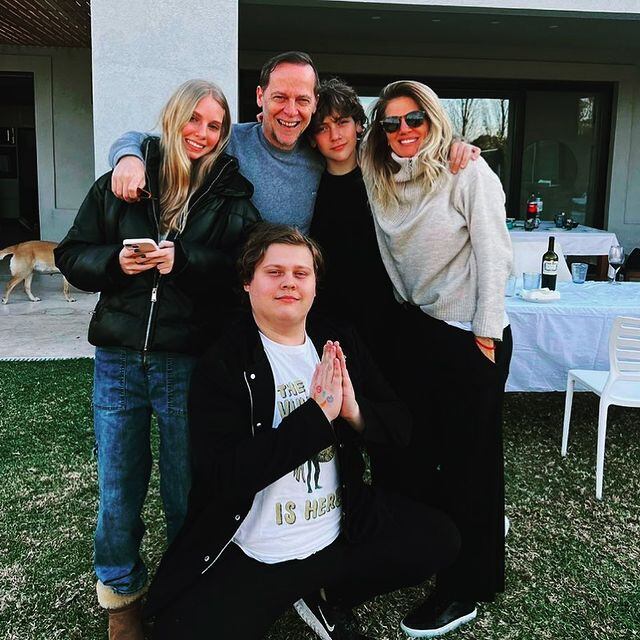 Luca Martin con su familia de parte de Matías Martin