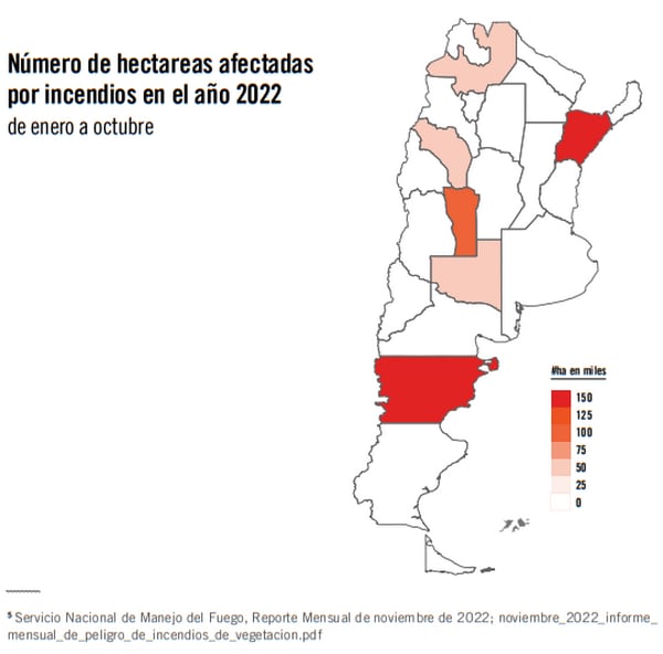 Incendios en 2022.