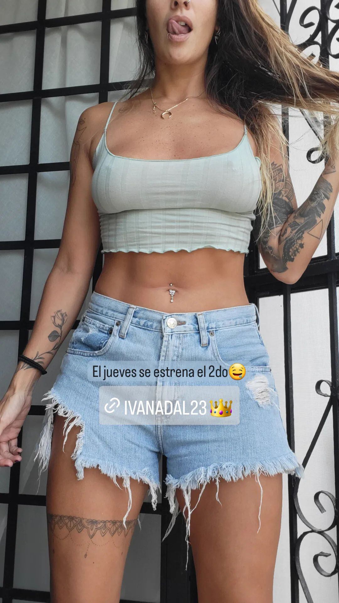 Ivana Nadal invitó a sus seguidores a contenido exclusivo