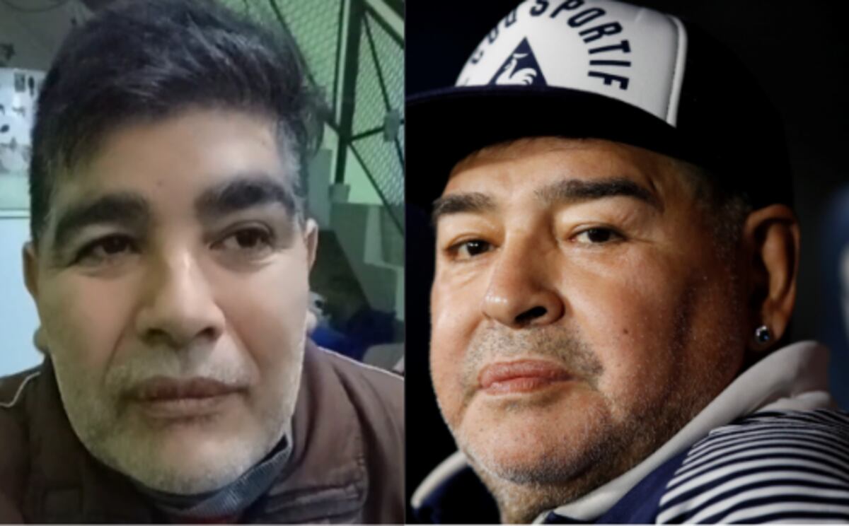 Apareció un “doble” de Diego Maradona en Florencio Varela y se hizo viral