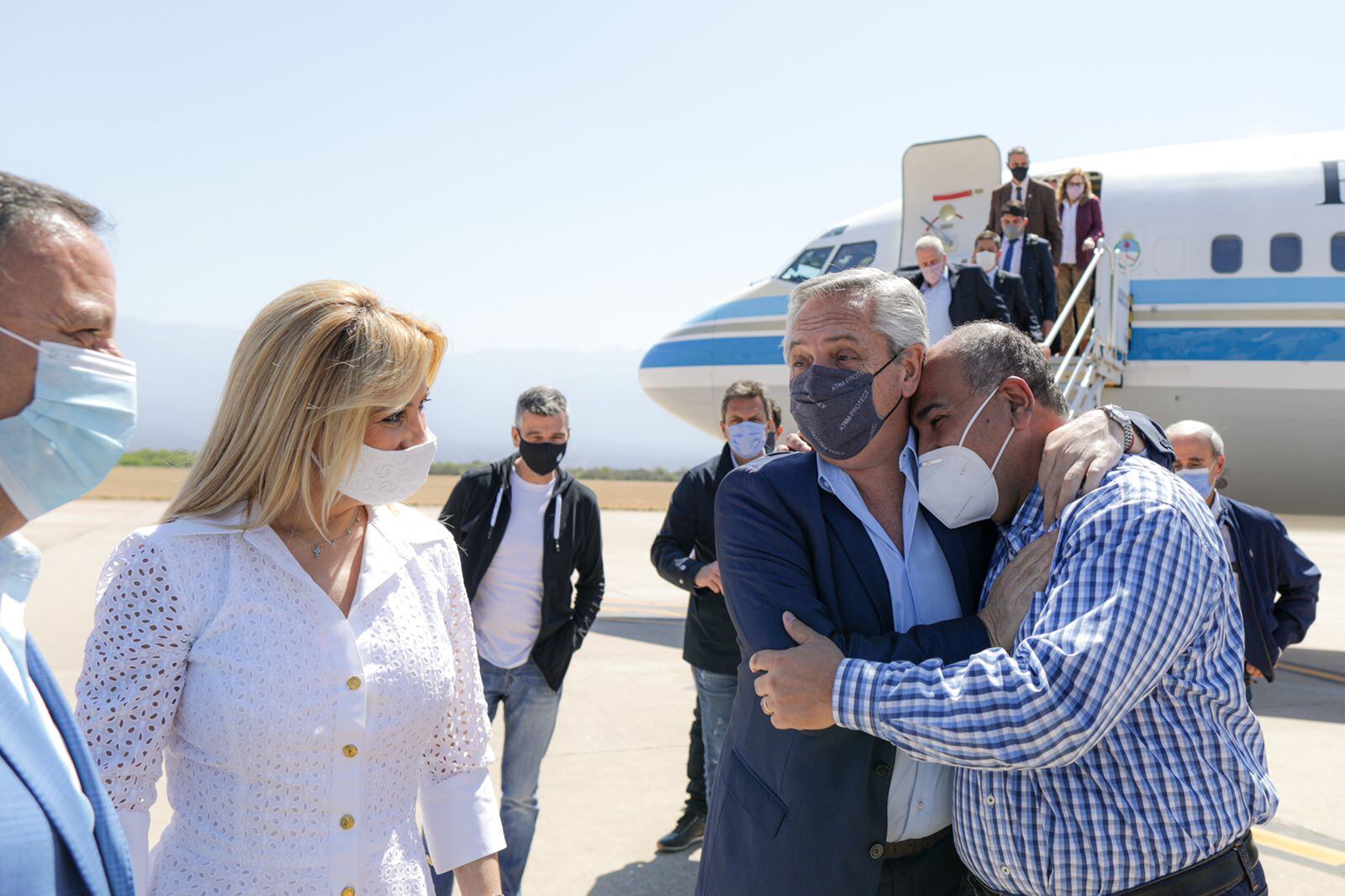 Alberto Fernández llegó a La Rioja donde se reunirá con gobernadores peronistas