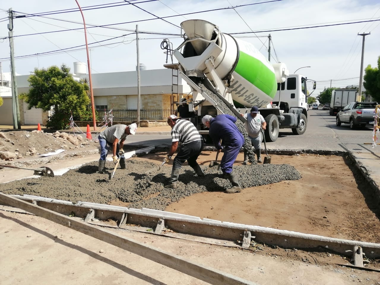 Realizaron reparaciones en dos esquinas