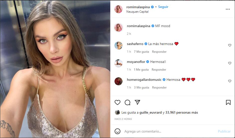 La marplatense mostró su look a través de Instagram. (Foto: Instagram).