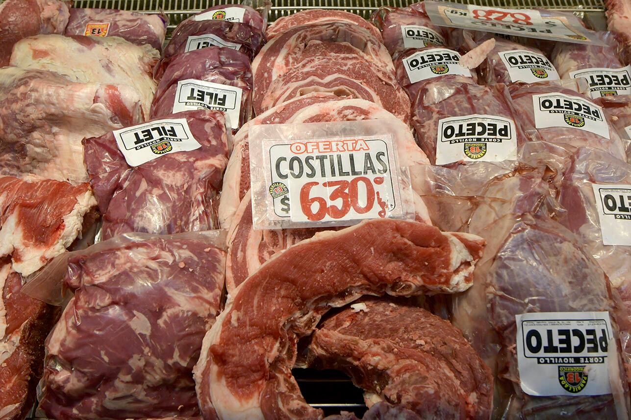 La inflación se hace sentir en los precios de la carne.