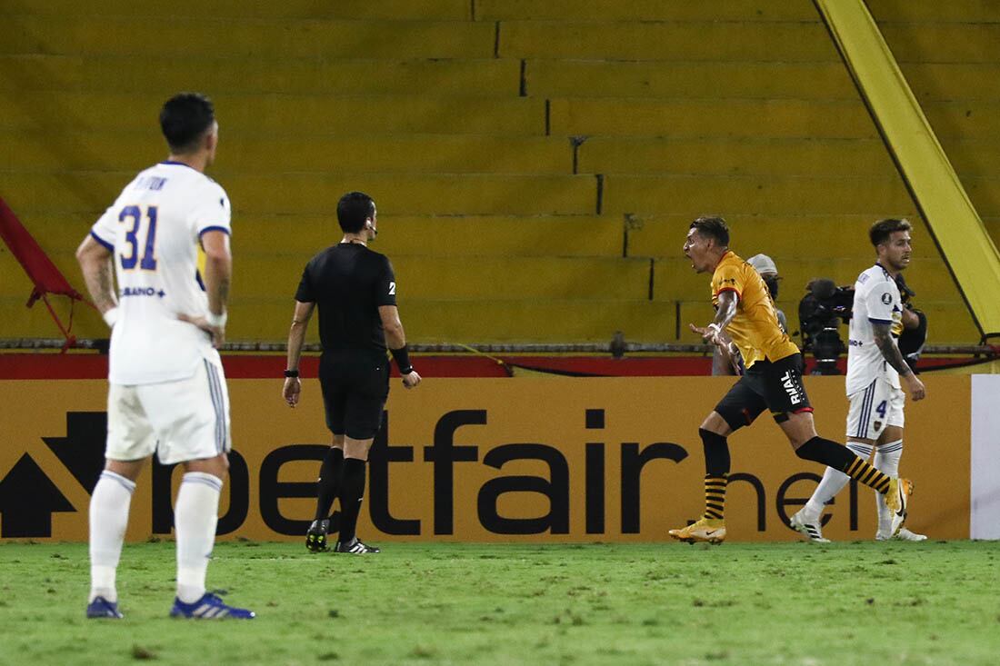 Boca ya venía de caer 1 a 0 frente a Barcelona, en Ecuador. 