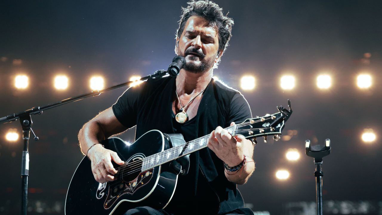 Ricardo Arjona durante uno de sus shows.