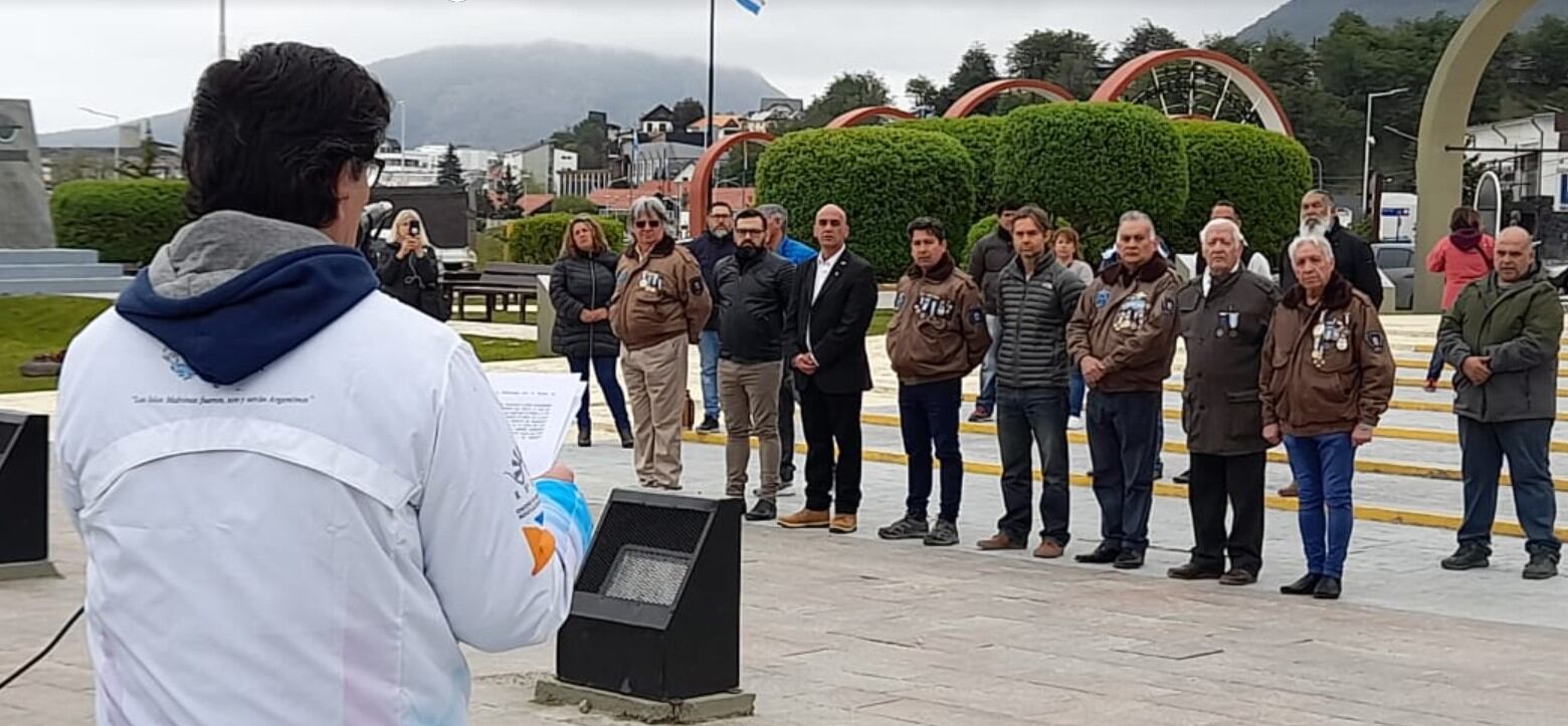 Alocución de Carlos Cabrera, presidente de la Subcomisión “Herederos de la Causa Malvinas”.