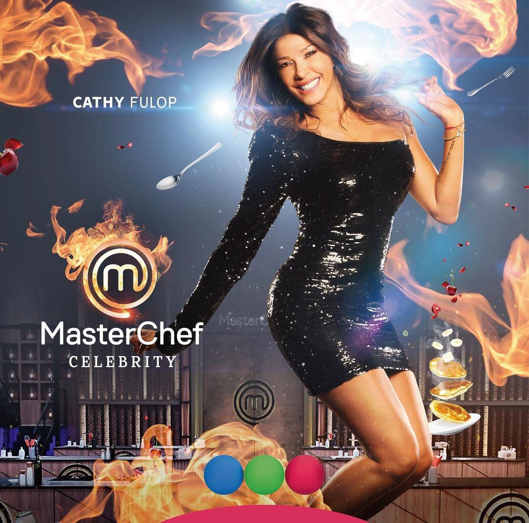 Catherine Fulop en Masterchef Celebrity. (Foto: Instagram)