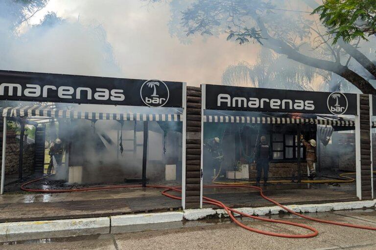 Incendio en Concordia.