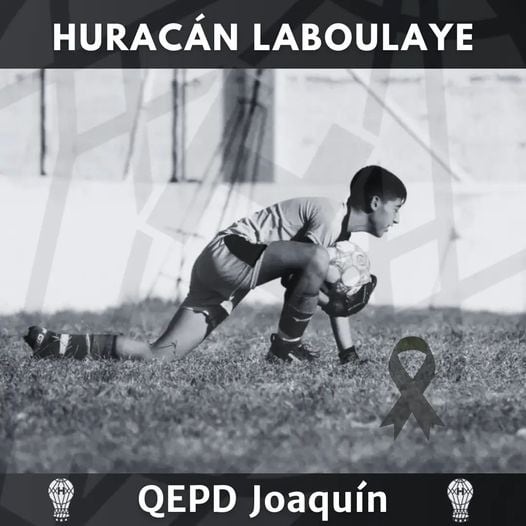 Joaquín fue despedido por Huracán de Laboulaye.