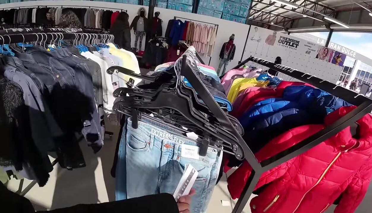 Ropa en La Gran Dulce.