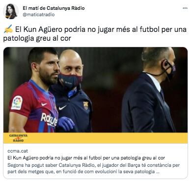 Kun Agüero podría tener que retirarse por su arritmia.