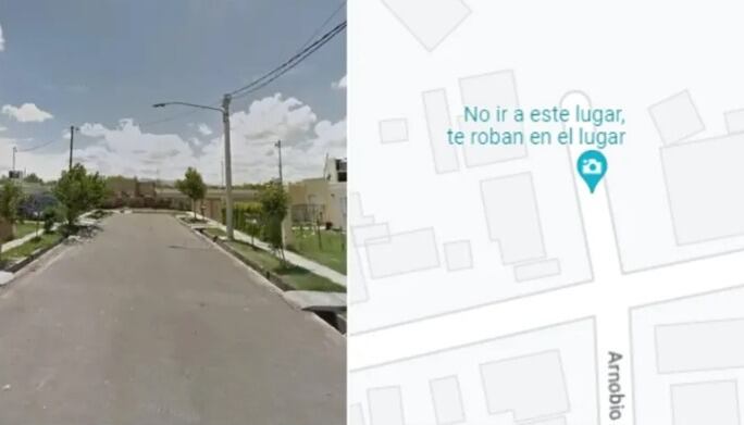 Con una ingeniosa idea, alertan sobre robos en San Juan