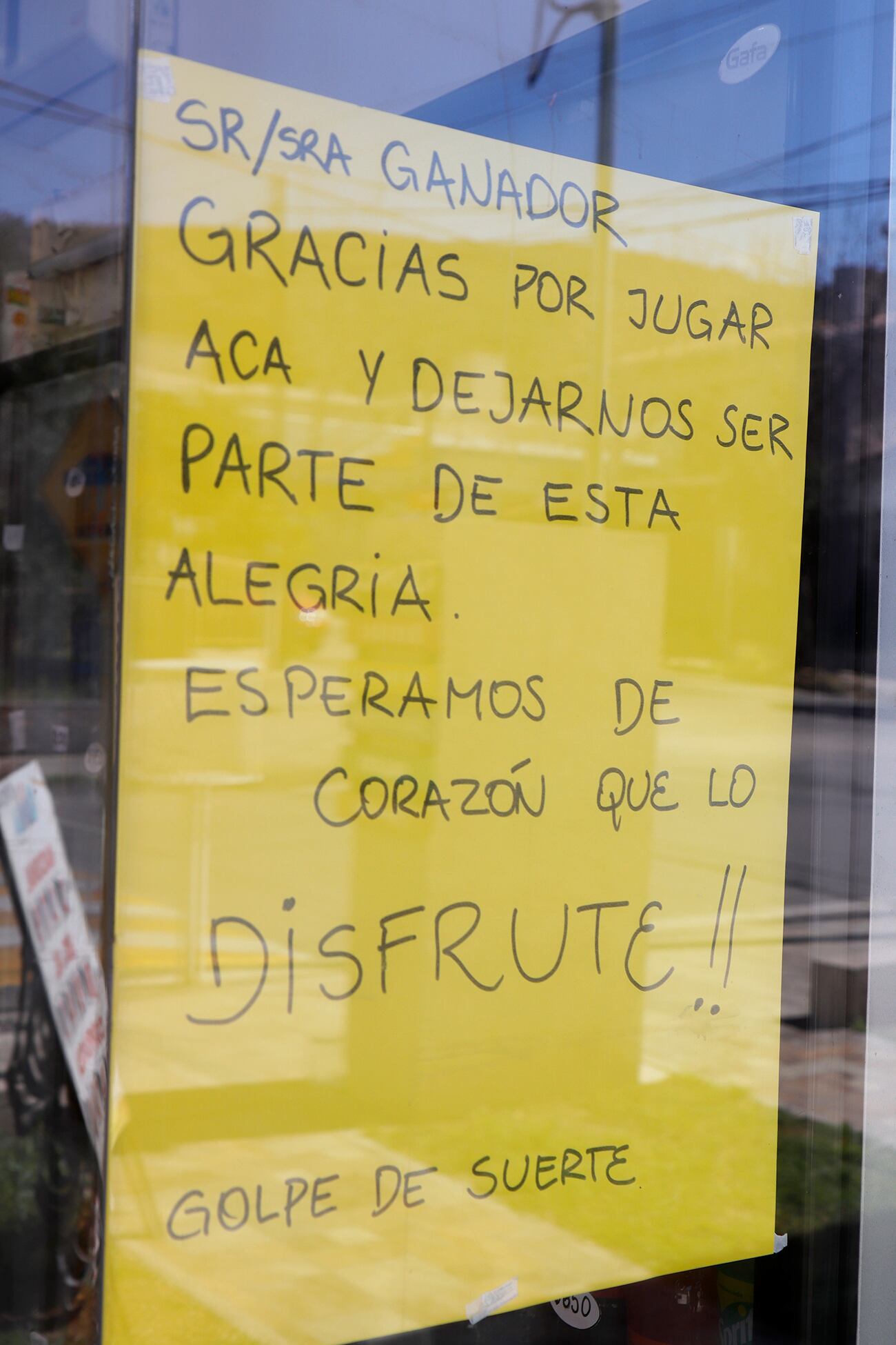 Ganador del QUINI 6 en Carlos Paz. (La Voz)