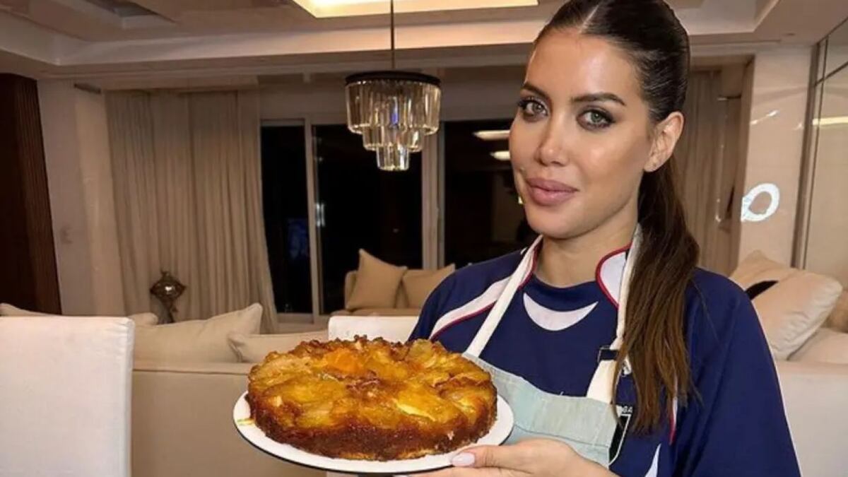 Cómo preparar la torta invertida de manzanas, la receta estrella de Wanda Nara