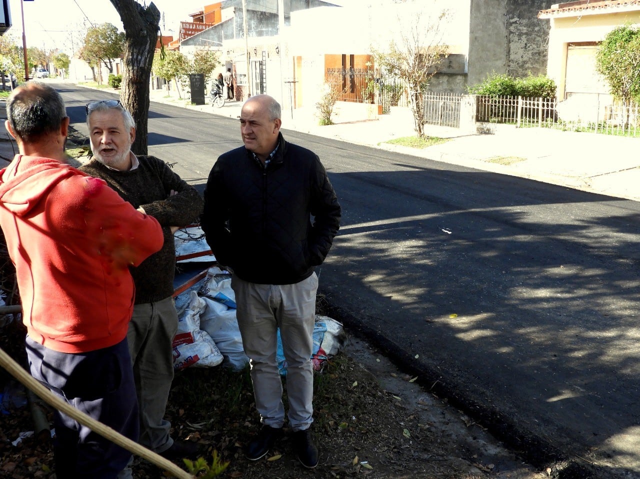 Continúa la repavimentación de 18 cuadras en Punta Alta