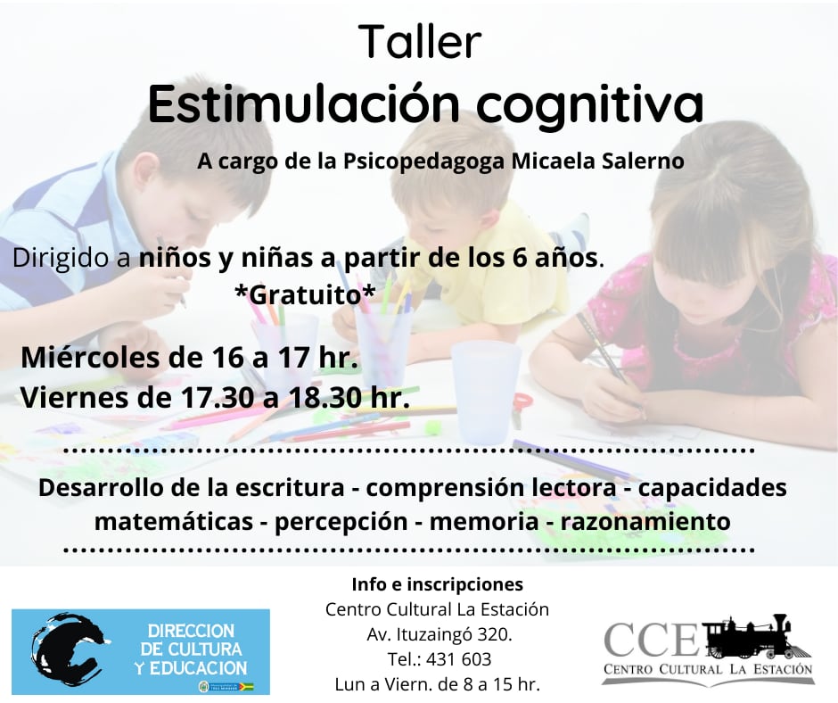 Talleres para niños en el Centro Cultural La Estación