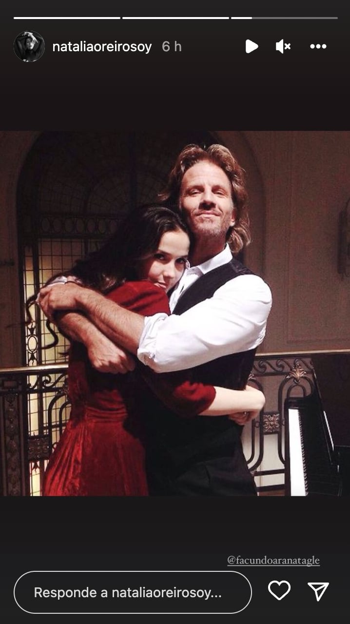 La foto que Natalia Oreiro compartió en Instagram junto a Facundo Arana.