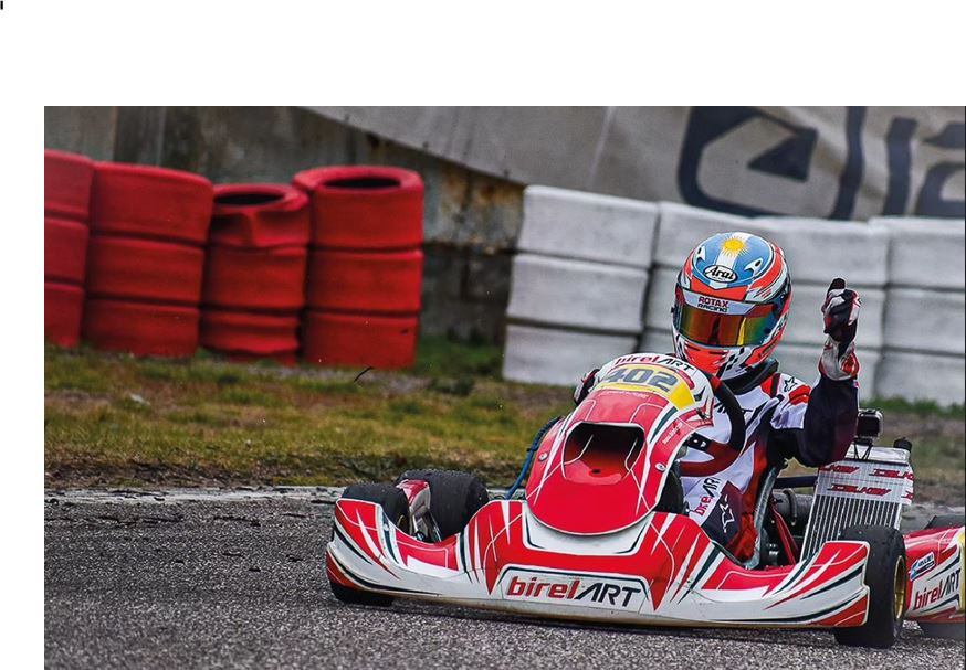 Fausto Arnaudo piloto de Karting Arroy