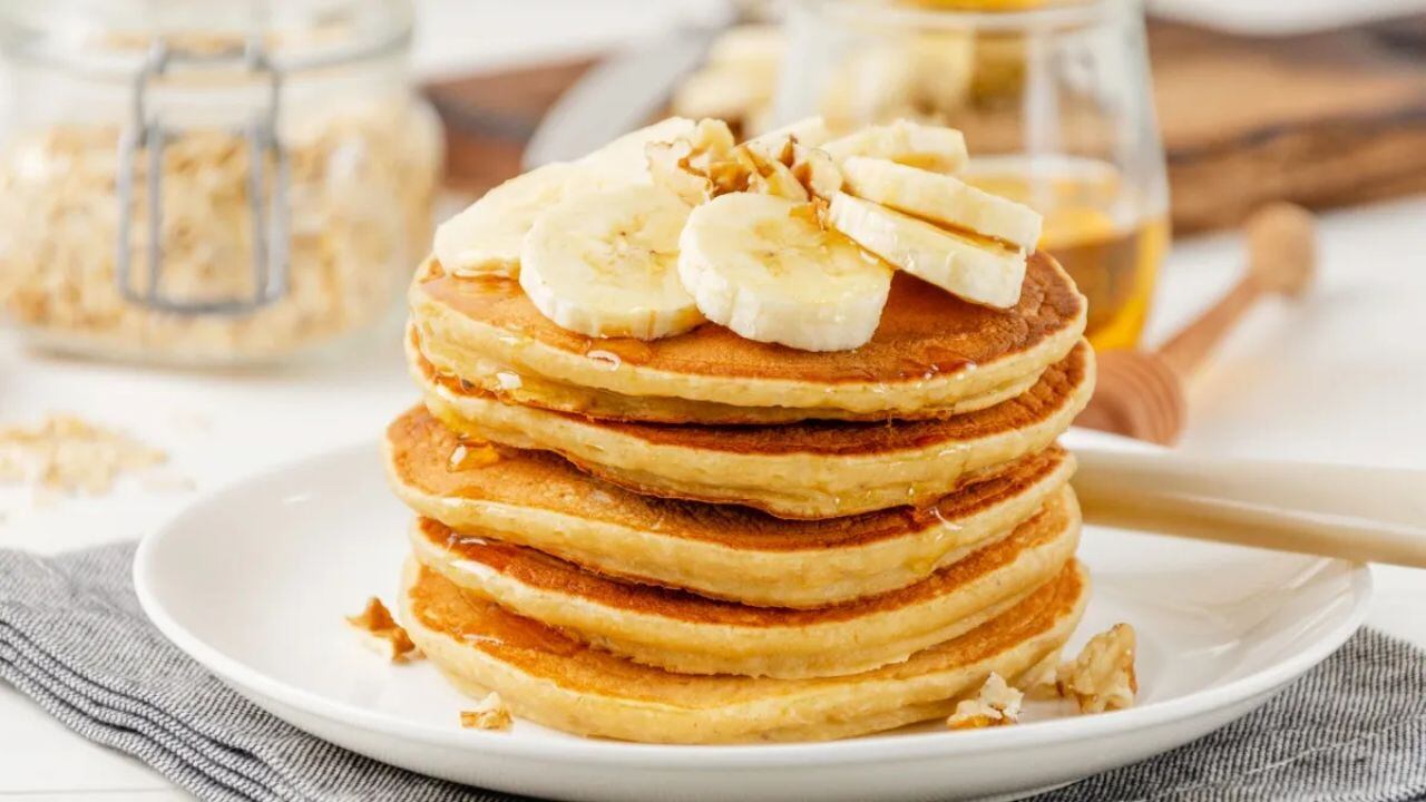 Panquecas de avena sin azúcar, sumamente saludables y fáciles de hacer