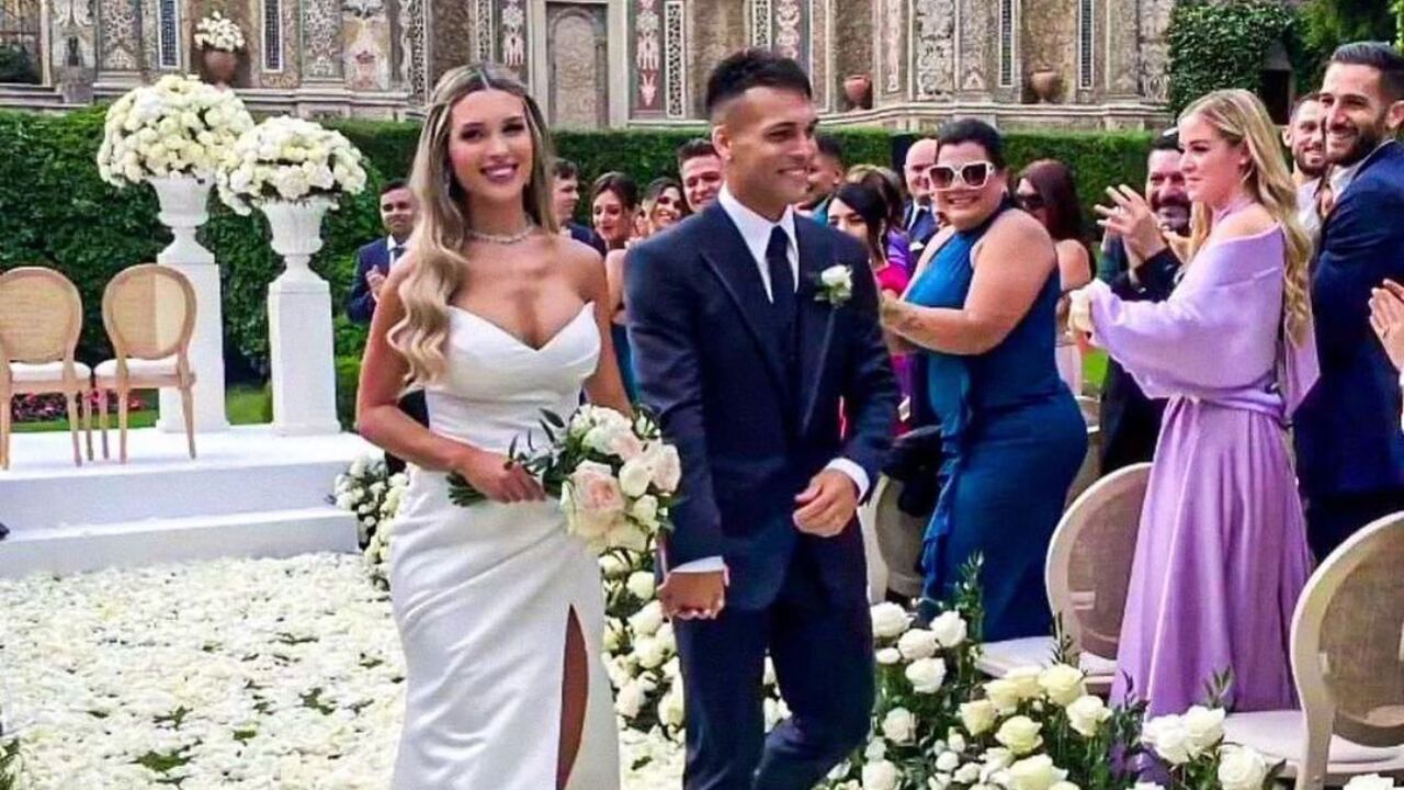 Del strapless al estilo charleston: los vestidos de boda soñados de Agustina Gandolfo