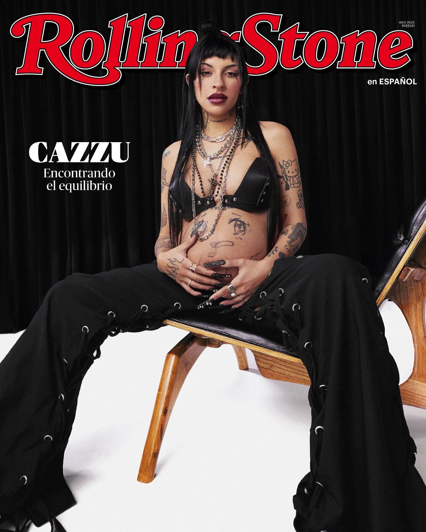 Cazzu posó embarazada para la portada de Rolling Stone y habló acerca de la maternidad