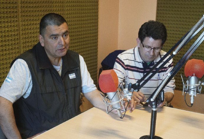 Segundo Nieva estuvo en Malvinas y destacó la actitud de Thiago. (Foto Radio Del Mar)