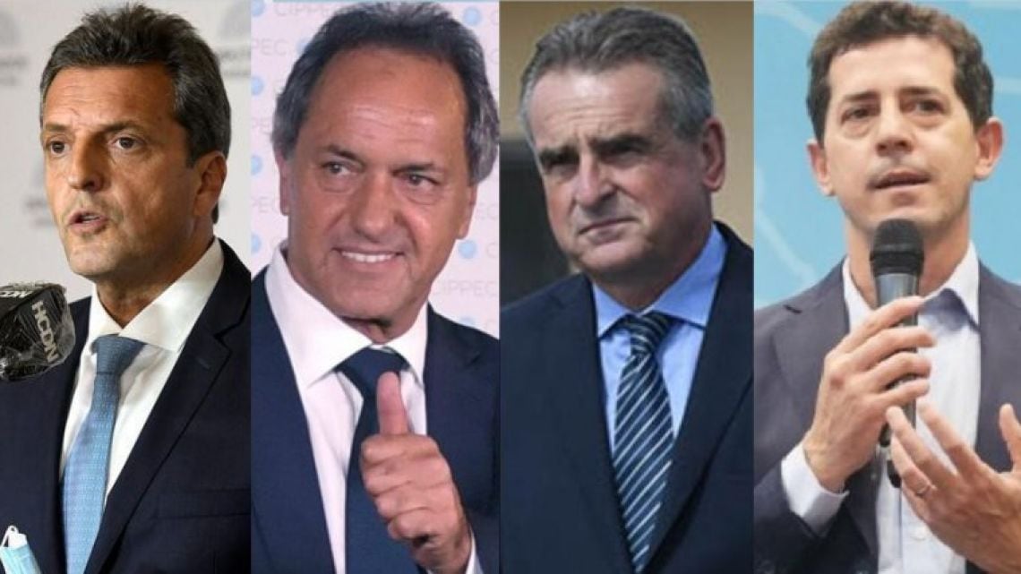 Massa, Scioli, Rossi y "Wado", los nombres fuertes que suenan en el Frente de Todos.