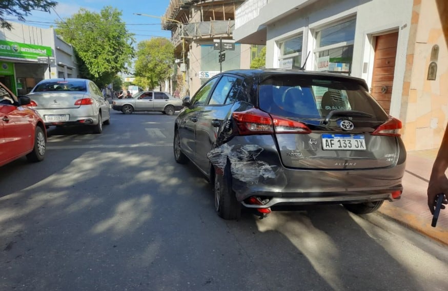 Accidente de tránsito en la ciudad de San Luis