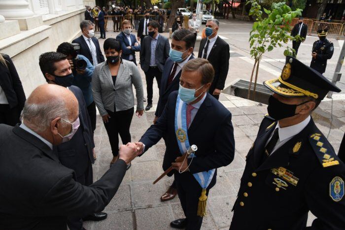 Suarez defendió, además, las clases presenciales. Foto: Prensa Gobierno de Mendoza.