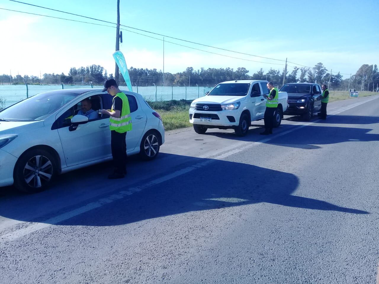 Controles de tránsito en distintos puntos de Tres Arroyos