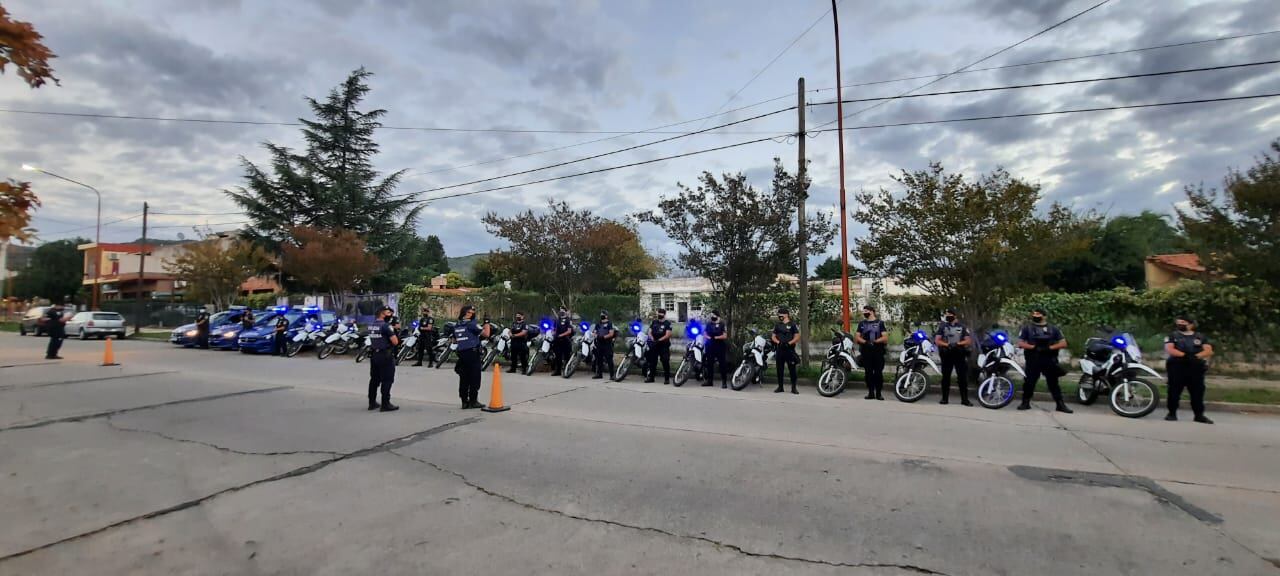 Operativo de saturación en barrio Santa Rita y La Cuesta.