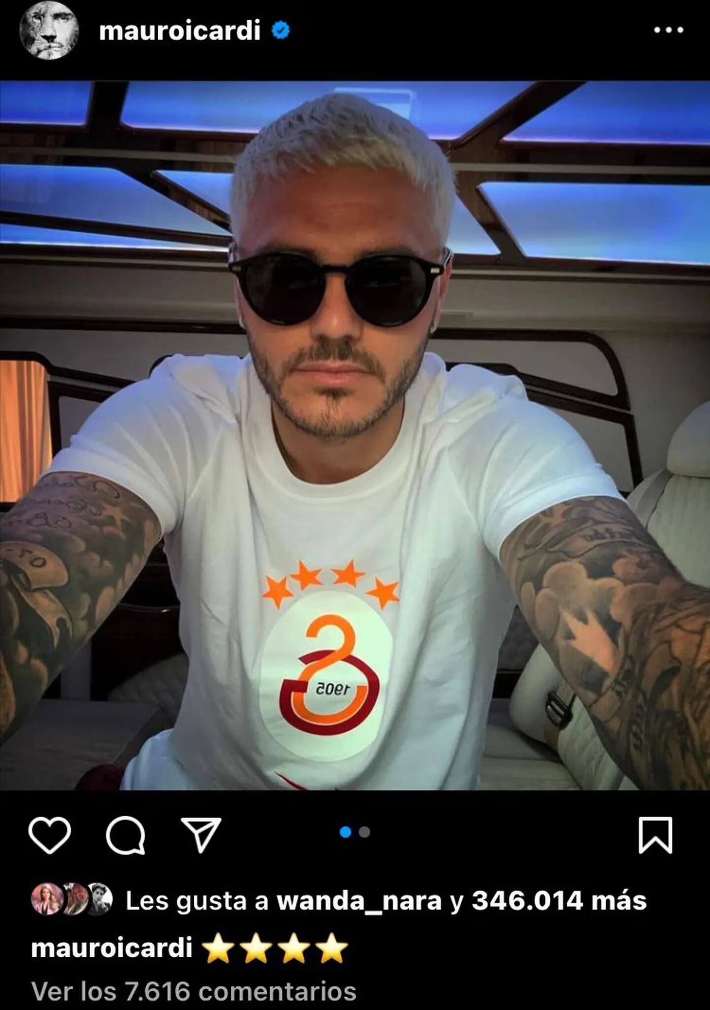 La respuesta de Mauro Icardi, luego de que L-Gante confirmara su romance con Wanda Nara