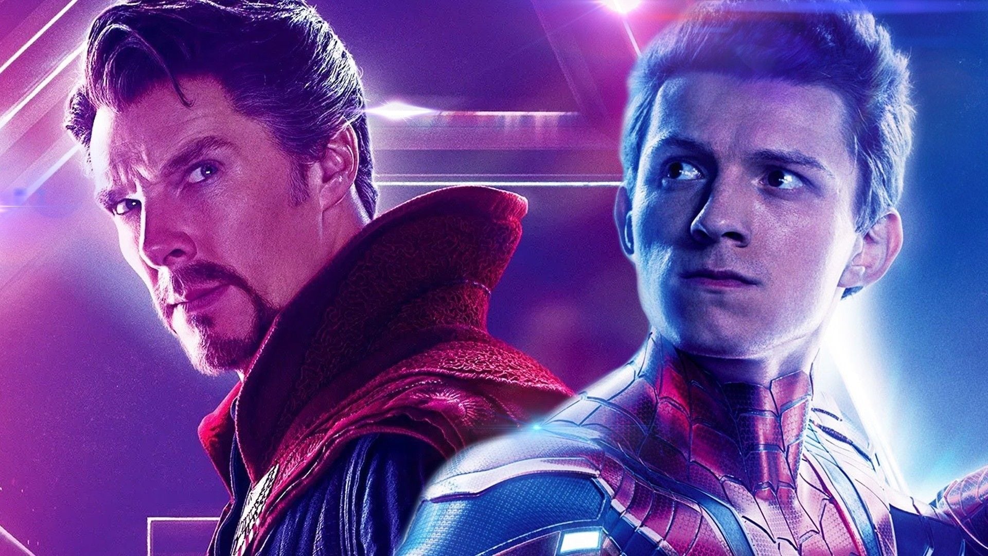 Dr. Strange y Spider-Man.