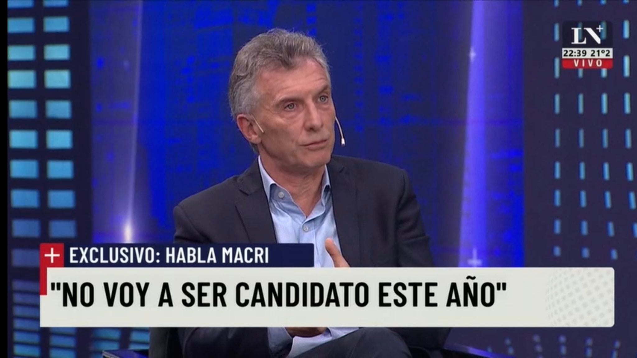 Macri descartó competir en las Legislativas de este año.