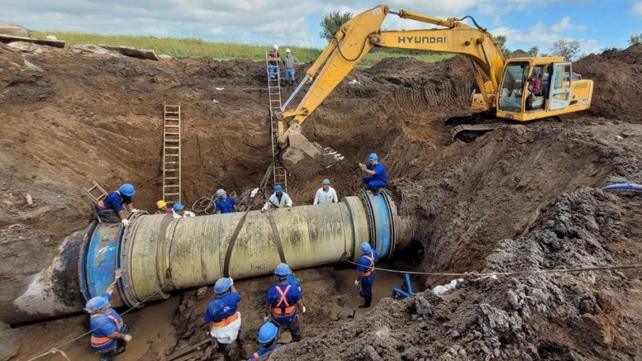 Aguas Cordobesas reemplazará un tramo de un caño de 1.500 milímetros.