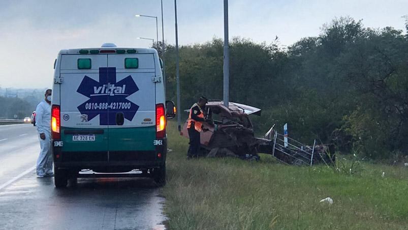 Accidente en autopista Córdoba-Carlos Paz.